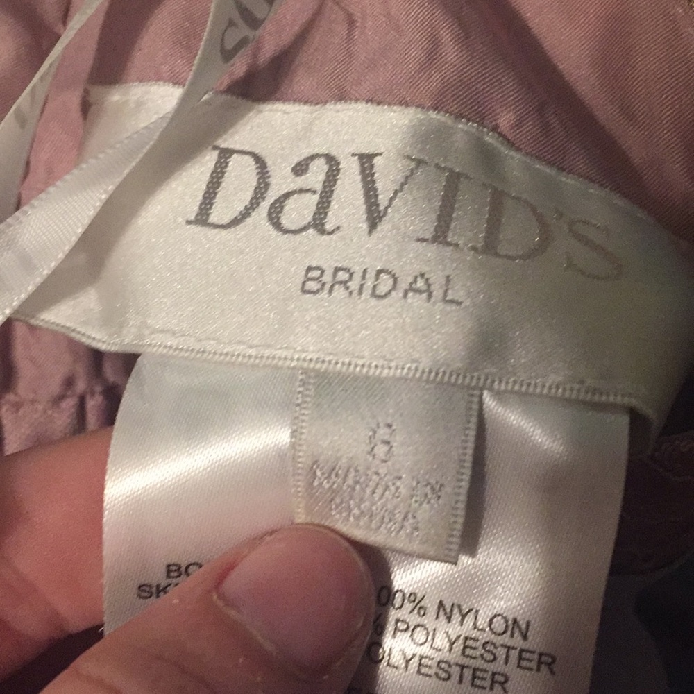 EUC rose gold Bridesmaid dress from David’s Bridal - Picture 7 of 8